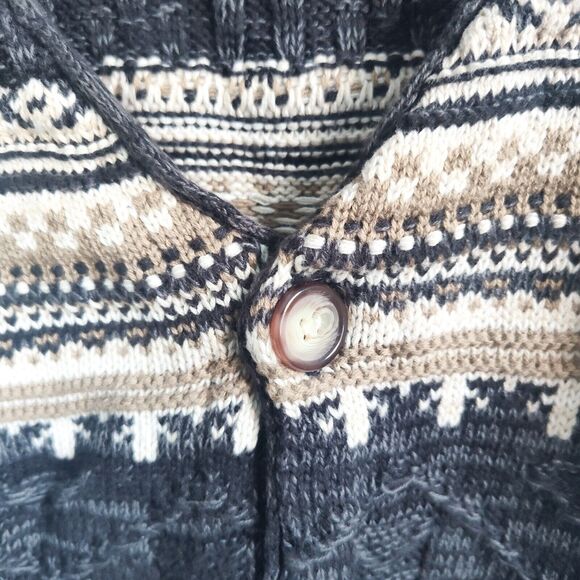 Vintage Croft Barrow Cosby Grandpa Geometric Classic Cotton Sweater Vest XL Vtg - Picture 4 of 9